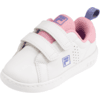 Fila Zapato bajo Cross court 2 NT Velcro White -Wild Rose