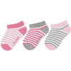 Sterntaler Sneaker sokken 3-pack gestreept roze 