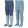 Sterntaler Collants double pack bleu 