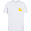 Duck T-Shirt F4NT4STIC Rubber UNISEX Yellow weiß TEE