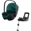 Britax Römer Babyschale Baby-Safe 5Z2 Atlantic Green - Green Sense mit Basisstation Flex Base 5Z