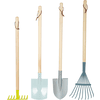 small foot® Outils de jardinage enfant bois