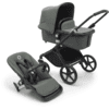 bugaboo Fox Cub kočárek s korbičkou a sedačkou 2023 Black / Forest Green 