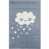 LIVONE Kids love Alfombras CARPET CLOUD azul/blanco