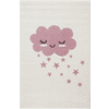 LIVONE Kids love Rugs CARPET CLOUD creme/pink