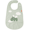 Done by Deer ™ Velcro Bib Happy clouds grøn