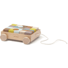 Kids Concept ® Vozík s dřevěnými bloky Neo barevný