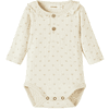 Lil'Atelier Lange Mouw Bodysuit Nbfdida Turtledove