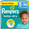 Pampers Baby-Dry blöjor, storlek 5 Junior , 11-16kg, Maxi Pack (1 x 90 blöjor)