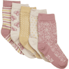 Minymo Calcetines 5 Pack Rosa Ceniza