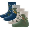 Ewers Ponožky 4-pack Dino beige-blue 