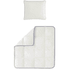 hibboux® Kopfkissen & Bettdecke Vanilla Cotton Set Ecru