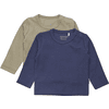 Minymo Maglia a maniche lunghe 2 pz, Dark Navy 