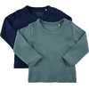 Minymo Long Sleeve Shirt 2 Pack Goblin Blue