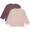 Minymo Shirt met lange mouwen 2-pack Misty Rose