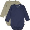 Minymo Body a manica lunga 2 pezzi Navy scuro