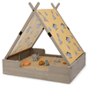 MUDDY BUDDY  ® Sand box med tält "Dino Lover", varmgrå