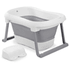 hauck Baignoire enfant pliable Wash N Fold L White/Stone