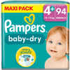 Pampers Baby-Dry vaipat, koko 4+, 10-15kg, Maxi Pack (1 x 94 vaippaa).