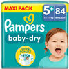 Pampers Pannolini Baby-Dry, taglia 5+, 12-17 kg, confezione maxi (1 x 84 pannolini)