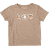 Staccato  T-shirt toffee struktureret 