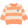 Staccato Sweatshirt orange gestreift 