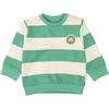 Staccato  Sweatshirt emerald stribet 