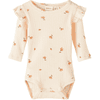 name it Bodysuit met lange mouwen Nbffabina Créme De Pêche