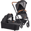 GESSLEIN Kombinovaný kočárek FX4 Soft+ Style Carrycot set černý