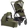 GESSLEIN Kinderwagen FX4 Soft+ Style Babywannen Set grün