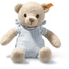 Steiff Teddybeer Niko beige/blauw GOTS, 26 cm