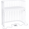 babybay Boxspring cama supletoria blanco con colchón Class ic Cotton Soft