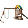 Kidkraft® Aire de jeu et escalade enfant toboggan Deluxe Arbor Crest bois F29205