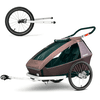 CROOZER Przyczepka rowerowa Kid Vaaya 2 Blossom Red z zestawem do biegania