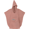 odenwälder Frottee-Badeponcho cranberry