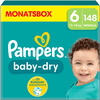 Pampers Baby-Dry Windeln, Gr. 6, 13-18 kg, Monatsbox (1 x 148 Windeln)