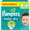 Pampers Pannolini Baby-Dry, taglia 6, 13-18 kg, confezione mensile (1 x 148 pannolini)