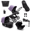 bugaboo Kombivagn Fox 5 Starter Set Black /Astro Purple 