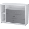 Polini Simple Skötbord 2110 vitgrå
