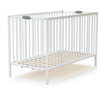 WEBABY składane łóżeczko dziecięce białe 60 x 120 cm