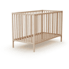 WEBABY Lit à barreaux Duo bois naturel 60x120 cm