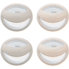 NUK Soother Mommy Feel, 0-9 maanden, grijs/beige 4 stuks