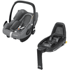 MAXI COSI Set Ovetto Rock Essential Grey plus, con Base isofix FamilyFix 2