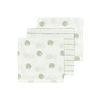 MEYCO Gaze-bleier 3-pakning Dot Stripe Soft Green 