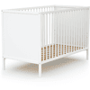 WEBABY Vauvansänky Renard paneeleilla valkoinen 60 x 120 cm