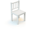 WEBABY Krzesło drewniane buk biały
