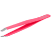 pinza de depilar canal® inclinada, rosa, inoxidable 9 cm
