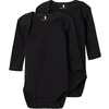 name it Body bébé manches longues Black lot de 2