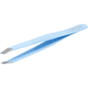canal® Haarpincet schuin, lichtblauw roestvrij 9 cm