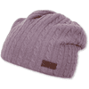 Sterntaler Slouch Beanie Cable Knit Purple